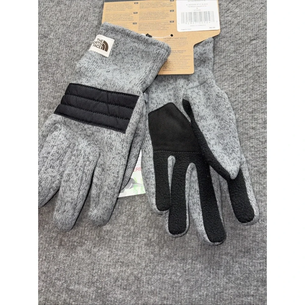 The North Face Men's‎ Gloves Gordon Etip Grey Small New